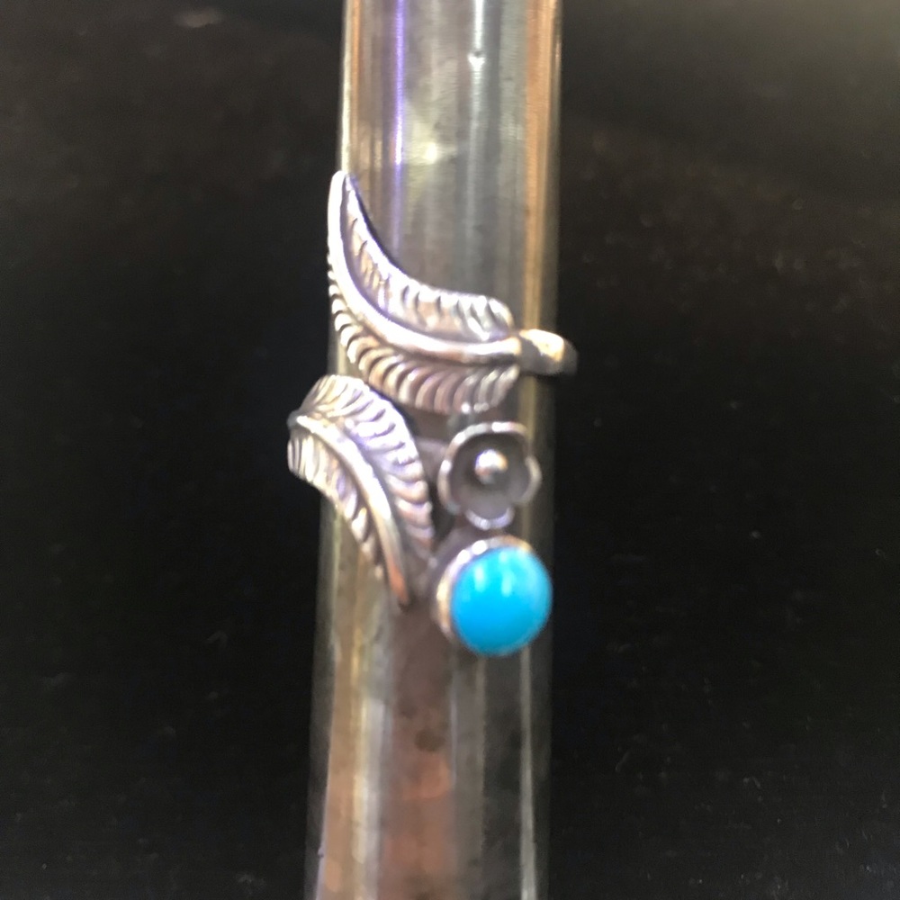 Navajo Native American Sterling Silver Ring